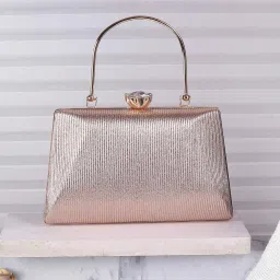 mochi Women Clutch with Metal Accent image 1