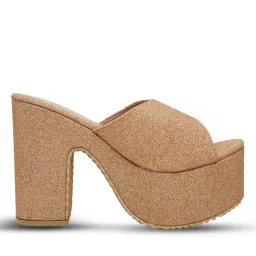 digni Open-Toe Slip-On Chunky Heeled Sandals image 1