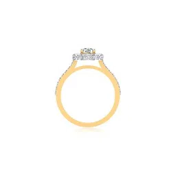 iski uski Yellow Gold Anaisha Solitaire Ring image 2
