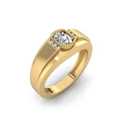 shine eternal Men Yellow Gold Lab Grown Diamond The Aristocrat Ring image 2