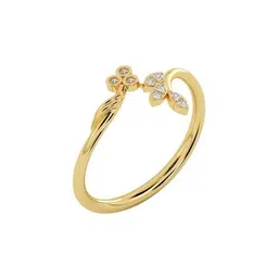 avsar Women Yellow Gold Gesmtone Anjali Ring image 2