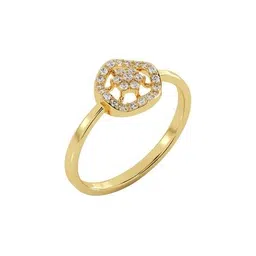 avsar Women Yellow Gold Gesmtone Nagpur Ring image 2