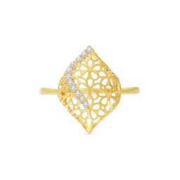 malabar gold & diamonds Yellow Gold Stone-Studded Ring image 2