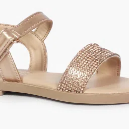 pitter-patter Girls Embellished Slip-On Sandals image 4