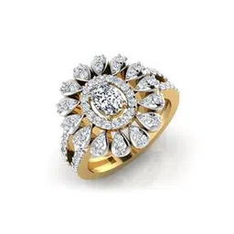 iski uski Yellow Gold Agrim Solitaire Ring-picture-50