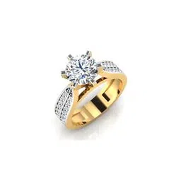 iski uski Yellow Gold Mes Solitaire Ring-picture-24