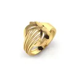 iski uski Yellow Gold Hallmark Ring-picture-10