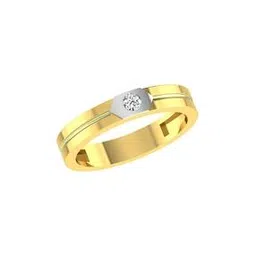 dishis Yellow Gold Diamond Band Ring-picture-11