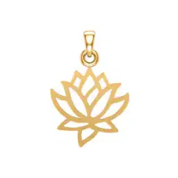 dishis Yellow Gold Floral Pendant-picture-37