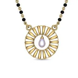 dishis Yellow-Gold Beaded Mangalsutra-picture-43