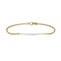 dishis Women Yellow Gold Diamond-Studded Bracelet-picture-51