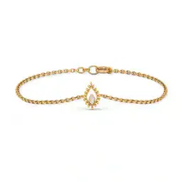 dishis Women Yellow-Gold Diamond-Studded Bracelet-picture-47