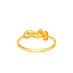 malabar gold & diamonds Women Yellow Gold Floral Ring-picture-26