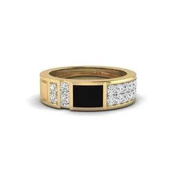shine eternal Men Yellow Gold Lab Grown Diamond-Studded The Luminescence Ring-picture-13
