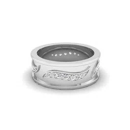 shine eternal Men White Gold Lab Grown Diamond Ring-picture-24