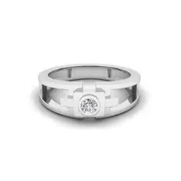 shine eternal Men White Gold Lab Grown Diamond-StuddedThe Stalwart Ring-picture-16