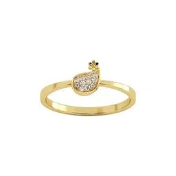 avsar Women Yellow Gold Diamond-Studded Ring-picture-51