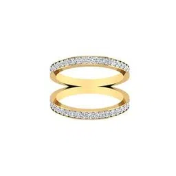 iski uski Yellow Gold Diamond-Studded Ring-picture-28