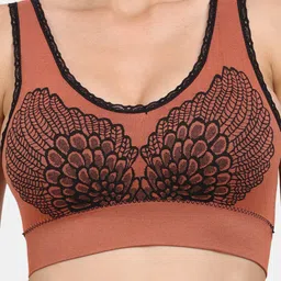 Amour Secret Pack of 2 Graphic Printed Lightly Padded Workout Bra image 3