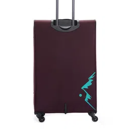 Stony Brook by Nasher Miles Brand Logo Printed Soft-Sided Trolley Bag image 5