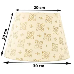 lampenschirm india Premium Softback 30cm Empire Paper Lampshade (Gold) image 3
