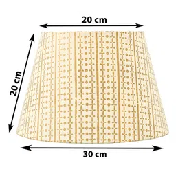 lampenschirm india Premium Softback 30cm Empire Paper Lampshade (Gold) image 3
