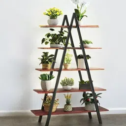 Black A-Shaped Planter Stand-image-78