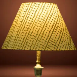 lampenschirm india Premium Softback 30cm Empire Paper Lampshade (Gold) image 1