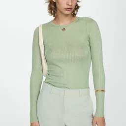 MANGO Ribbed Pullover-picture-22