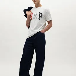 GAP Brand Logo Printed Pure Cotton T-shirt image 5