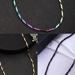 Roadster Men Set of 3 Stainless Steel Stylish Chain-image-91