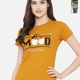 Dreambe Women Typography Printed T-shirt-picture-35