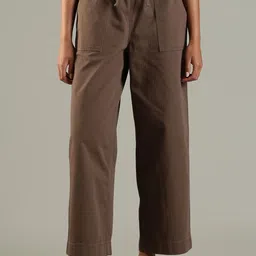 Tommy Hilfiger Women Regular Fit Mid Rise Trousers image 1