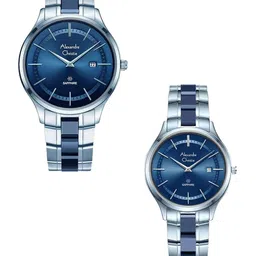 Alexandre Christie Unisex Pack of 2 Stainless Steel Straps Analogue Watches 8707MDLDIUBU-picture-14