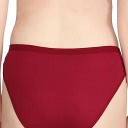 Liigne Pack Of 3 Mid-Rise Basic Briefs VCPC1833-XS image 2