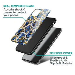 QRIOH Floral Printed iPhone 15 Pro Back Case Mobile Accessories image 5