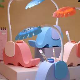 Flenzy Peach-Coloured Acrylic Traditional Abstract Shaped Table Lamp-picture-24