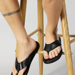 99CRAFTS Men Leather Thong Flip-Flops image 4