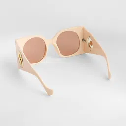 French Accent Men Round Sunglasses with Polarised Lens image 4