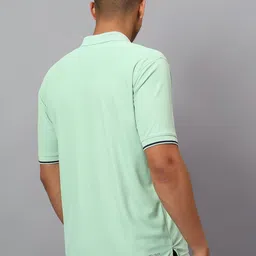 VECTOR X Men Solid Polo Collar T-shirt image 3