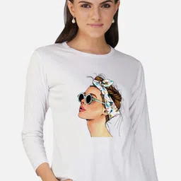 Metronaut Women 2 Printed Bio Finish Applique T-shirt image 2