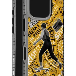 DailyObjects Typography Printed iPhone 16 Pro Back Case Mobile Accessories image 4
