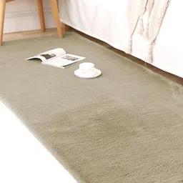 Black gold Camel Brown Solid Anti-Skid Cotton Carpet-picture-41