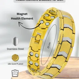 Jewelry Miguel Men Gold-Plated Wraparound Bracelet image 5