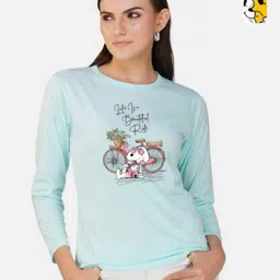 Metronaut Women 2 Printed Bio Finish Applique T-shirt-picture-13