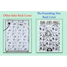 The Furnishing Tree Black Plastic Washing Machine Cover image 4
