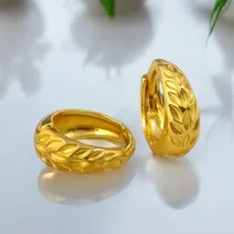 SHREE KRISHNA SHOPPING Unisex Gold-Plated Brass Earrings-picture-12