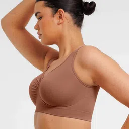 SHOP THE EDIT Seamless Wide Straps Everyday Bra image 5