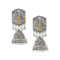 PUJVI Sliver-Plated American Diamond Stone Studded Jewellery Set image 4