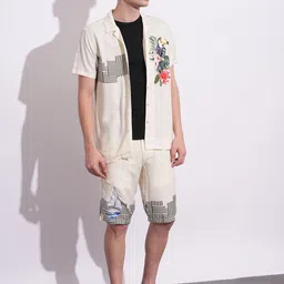 Being Human Men Regular Fit Printed Shorts image 4